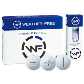 WF-RAIN WH 12P キャスコ ウェザーフリー 雨用ゴルフボール 1ダース 12個入り（ホワイト） Kasco WEATHER FREE 雨用ボール