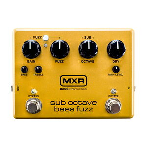 MXR �T�u�I�N�^�[�u/�x�[�X�t�@�Y M287 Sub Octave Bass Fuzz
