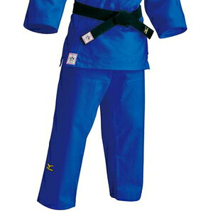22JP5A15274Y ミズノ メンズ 柔道衣（新規格）パンツのみ（ブルー・サイズ：Y体・4Y号） 全柔連・IJF新規格基準モデル