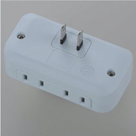 HS-A1758W オーム LED個別スイッチ付き 節電タップ（2個口 直付式） OHM [HSA1758W]