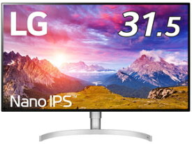 LG 32UL950-W [31.5型 Nano IPS 4Kモニター(3840×2160)/Thunderbolt 3×2/DisplayHDR 600/DCI-P3 98％/RADEON FreeSync/DAS Mode/PBP/フリッカーセーフ] 4K対応 4辺フレームレス