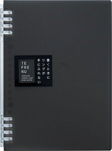 キングジム リングノート テフレーヌ(A5 タテ型・黒) テフレーヌ 9854TTEクロ