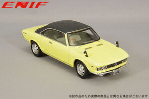 ENIF 1/43 マツダ ルーチェ ロータリークーペ 1969年型 ムーンライトイエロー/レザートップ【ENIF0061】 ミニカー
