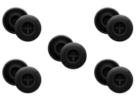 507495 ゼンハイザー シリコンイヤーピース(ブラック)【Mサイズ10個入り】 Sennheiser Silicone Ear Adapter M