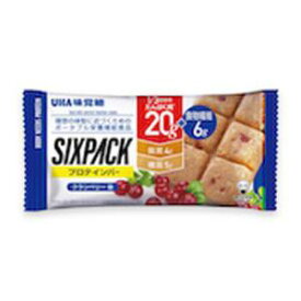 SIXPACK プロテインバー クランベリー味 40g UHA味覚糖 SIXPACKプロテインクランベリ-