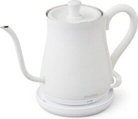 IKE-C600-W アイリスオーヤマ 電気ケトル　0.6L　ホワイト IRIS OHYAMA Drip kettle [IKEC600W]