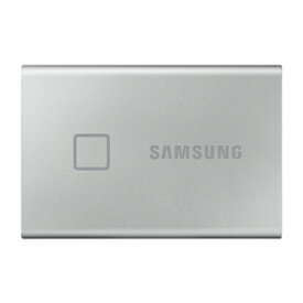 【8/20限定★ポイントUP中×抽選で最大100%Pバック】Samsung（サムスン） MU-PC1T0S/IT Samsung Portable SSD T7 Touch 1.0TB（シルバー）USB3.2(Gen.2)対応 指紋認証 ポータブルSSD