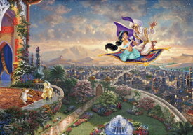 テンヨー トーマス・キンケード キャンバススタイル Aladdin 1000ピース【D-1000-049】 ジグソーパズル 【Disneyzone】