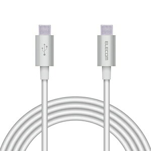 �G���R�� Type-C �P�[�u�� USB C to C 2m PD 60W �ϋv�d�l �X�����P�[�u�� �A���~�R�l�N�^�i�V���o�[�j MPA-CCPS20PNSV