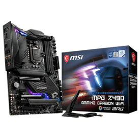 MPG Z490 GAMING CARBON WIFI MSI ATX対応マザーボードMSI MPG Z490 GAMING CARBON WIFI