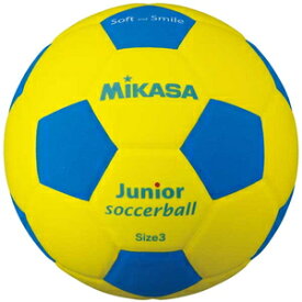 SF3J-YBL ミカサ サッカーボール 軽量3号球 MIKASA スマイルサッカー (イエロー/ブルー)