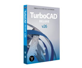 キヤノンITソリューションズ TurboCAD v26 DELUXE 日本語版 ※パッケージ版 TURBOCADV26DELUXE-WD