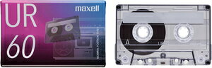 マクセル 60分 ノーマルテープ 1本 UR-60N maxell カセットテープ「UR」