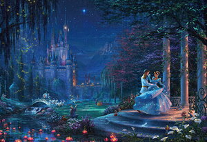 �e�����[ �g�[�}�X�E�L���P�[�h �L�����o�X�X�^�C�� Cinderella Dancing in the Starlight 1000�s�[�X�yD-1000-068�z �W�O�\�[�p�Y�� �yDisneyzone�z