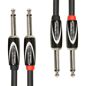 ���[�����h �W���v���O�P�[�u���i�X�g���[�g×2?�X�g���[�g×2�A1.5m�j RCC-5-2814 Roland Black Series Instrument Cable