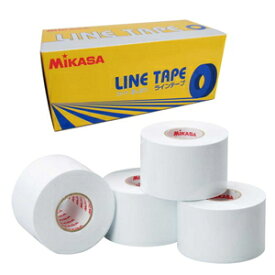 LTV5025W ミカサ ラインテープ 幅50mm×長さ25m（ホワイト）4巻 MIKASA