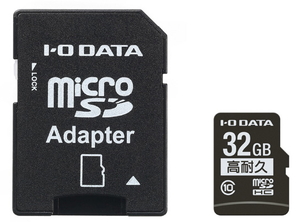 MSD-IM32G I Oデータ 信憑 高耐久性 Class10 microSDHCカード 32GB ５５％以上節約