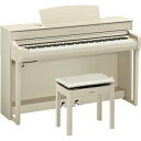 CLP-745-WA ヤマハ 電子ピアノ(ホワイトアッシュ調)【高低自在椅子＆ヘッドホン＆ソングブック付き】 YAMAHA　Clavino…