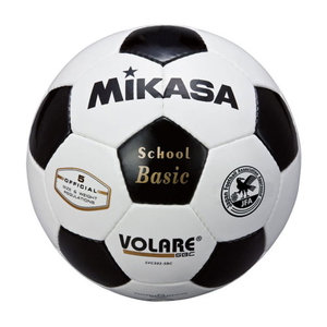 SVC502SBC-WBK ミカサ サッカーボール 5号球 交換無料 ホワイト MIKASA 今ダケ送料無料 人工皮革 ブラック