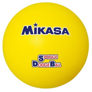 大きな取引 最新人気 STD-18-Y ミカサ スポンジドッジボール MIKASA 135g レジャー用 イエロー