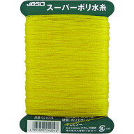 JBSO 測量用水糸　スーパーポリ水糸　細(100m・イエロー) G24004 ジェビソー