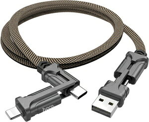 hoco. �}���`4in1�[�d�P�[�u�� 1.2m �i�u���b�N�j S22-MLT12-BK