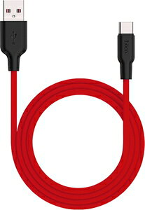 hoco. �V���R���[�d�P�[�u�� Type-C 1.0m�i���b�h�j X21P-TC10-RD