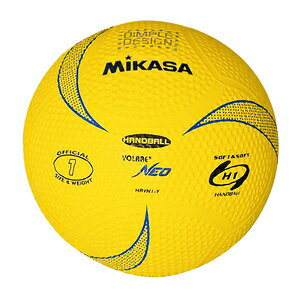 ミカサ ソフトハンドボール 1号球 HVN110S-B MIKASA 小学校用(イエロー)