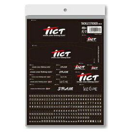 TICTタツクルステツカ-3 TICT TICT　タックルステッカーver3(約18.8×26cm) ティクト TACKLESTICKER Ver.