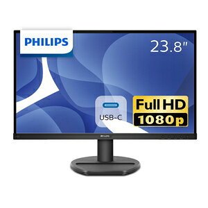 PhilipsbtBbvX tfBXvC(23.8^/IPS/FullHD 1920×1080/75Hz/4ms/HDMI1.4/DP1.2/USB Type-C/VESA/5Nۏ)(ubN) 243S9A/11