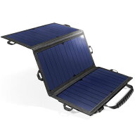エレコム モバイルソーラー充電器 21W（ブラック） MPA-S01BK [MPAS01BK]