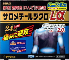 【第2類医薬品】サロメチールジクロLα 7枚 佐藤製薬 サロメチ-ルジクロエルアルフア7 [サロメチルジクロエルアルフア7]【返品種別B】◆セルフメディケーション税制対象商品