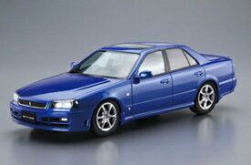 アオシマ 1/24 ザ・モデルカー No.88 ニッサン ER34 スカイライン 25GT TURBO ’01【61725】 プラモデル