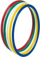 トーエイライト フラットフープ60（5色1組） B2452 TOEI LIGHT