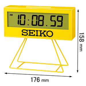 セイコータイムクリエーション 置き掛け兼用時計 SEIKO　スポーツタイマークロック SQ-817-Y [SQ817Y]【返品種別A】
