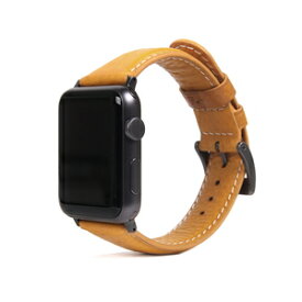 SLG Design Apple Watch Series 1/2/3/4/5/6 ＆ SE 42/44mm用 バンド（タン） ITALIAN MINERVA BOX LEATHER SD18388AW