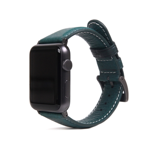 SD18394AW SLG DESIGN Apple Watch Series 1/2/3/4/5/6 ＆ SE 38/40mm用 バンド（ブルー）  ITALIAN MINERVA BOX LEATHER | Joshin web 家電とPCの大型専門店