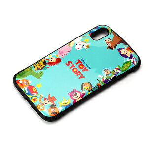 PGA iPhone XS Max�p �n�C�u���b�h�^�t�P�[�X�i�g�C�E�X�g�[���[/�O���[���j PG-DCS523TOY �yDisneyzone�z