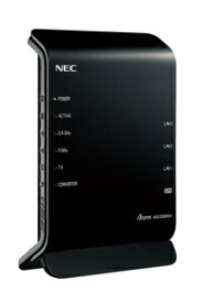 NEC 11ac対応 867＋300Mbps 無線LANルータ PA-WG1200HS4