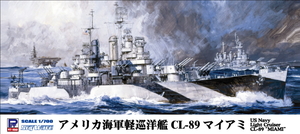1 700 アメリカ海軍 軽巡洋艦 CL-89 最安値挑戦 エッチングパーツ付き 入荷予定 マイアミ W209E ピットロード プラモデル