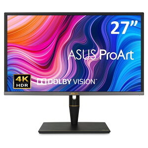 ASUSbGCX[X NGC^[tfBXvC(27^/IPS/4K UHD 3840x2160/60Hz/5ms/HDR1000/HDMI2.0/DP1.2/USB Type-C/VESA/PIPEPBPΉ/3Nۏ)(ubN) ProArt PA27UCX