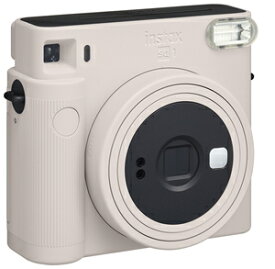 INS_SQ1_WHITE 富士フイルム チェキスクエア「instax SQUARE SQ1」（チョークホワイト） インスタントカメラ チェキ インスタックススクエア Chalk White