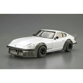 アオシマ 1/24 ザ・モデルカー No.128 ニッサン S30 フェアレディZ エアロカスタムVer.2 ’75【61015】 プラモデル