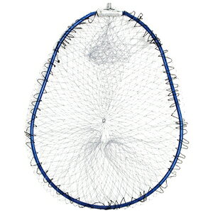 ベルモント アルミオーバルフレーム Mサイズ 44×54cm M-500(ブルー) モノフィラメント網 MR-191 belmont ランディングネット タモ網