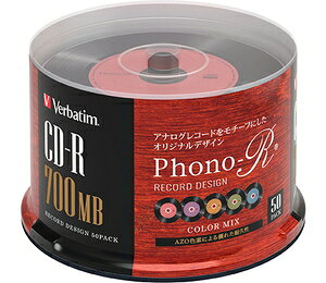 o[xC^ f[^p48{ΉCD-R 50pbN700MB 5FR[hfUCPhono-R Verbatim SR80FHX50SV7