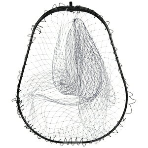 ベルモント カーボンフレーム(オーバル) Mサイズ 44×54cm モノフィラメント網 MR-279 belmont ランディングネット タモ網