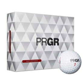GB951WH プロギア NEW SOFT DISTANCE ゴルフボール 1ダース 12個入り（ホワイト） PRGR