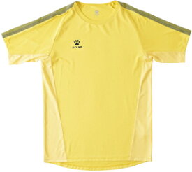 TTS-KC20S300-716-XL KELME（ケレメ） サッカー・フットサル用　ゲームシャツ　半袖（イエロー・サイズ：XL） ユニセックス