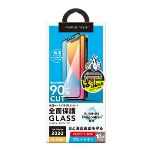 PGA iPhone 12 Pro Maxp tیKXtB Premium Style t u[CgJbg  PG-20HGL03BL