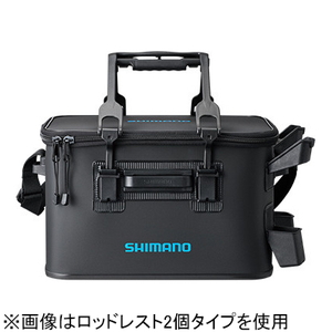 698452 シマノ ロッドレスト タックルバッグ ハードタイプ 27L ロッドレスト4個(ブラック) SHIMANO BK-021R バッカン